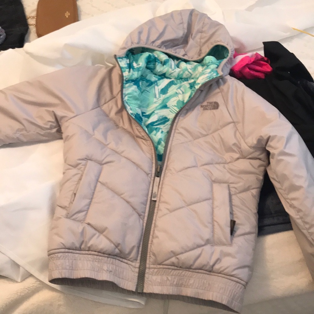 Reversible north face coat